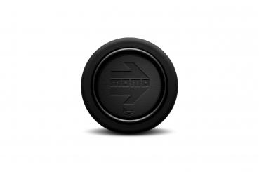 MOMO Arrow Black leather Horn Button
